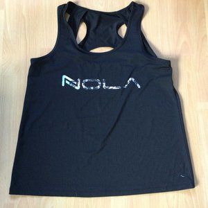 Additionelle Nola Workout Racerback Criss Cross Tank XL